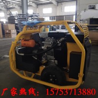 可帶液壓圓盤鋸的液壓動力站 18匹大流量液壓渣漿泵贈送高壓快速接頭 加工定制柴油液壓泵站工廠