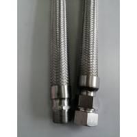 西安304防爆撓性連接管 不銹鋼絲網(wǎng)編織軟管 不銹鋼波紋管 帶快速接頭批發(fā)零售