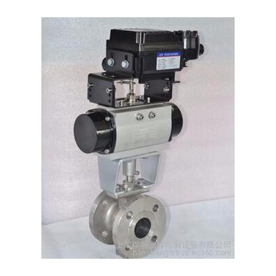 氣動V型調節球閥 上海捍暢氣動調節