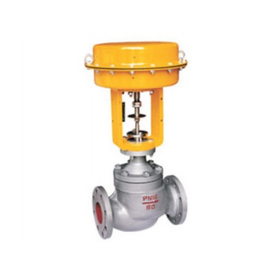 供應(yīng)大禹  氣動單座調(diào)節(jié)閥  黃色氣