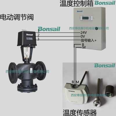 【博信現貨】三通分流電動調節閥  V