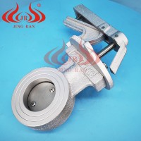 手動對夾式耐高溫蝶閥 JRK50燃燒系統手動調節閥廠家供應價格歡迎來電前來咨詢