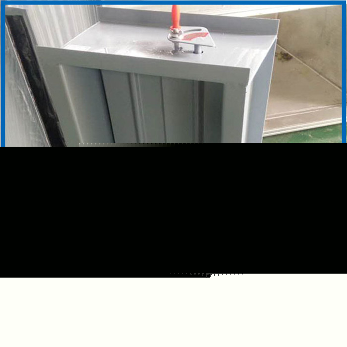 萬維手動對開調節閥_手動對開多葉調