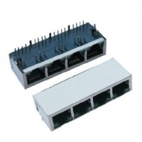 供應(yīng)興伸展電子8P8C1X4～RJ45帶變壓器/1X4插座/RJ45連接器網(wǎng)絡(luò)插座/網(wǎng)絡(luò)接口母座