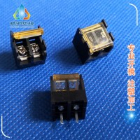 精鋼** HB635柵欄式接線端子 連接器 2P 黑色 與本公司4-42產品配套 特價