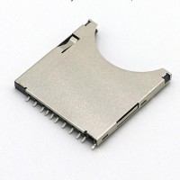 SD卡插口 帶自彈SD卡座 SD卡槽 記憶卡插口 卡座連接器 SD卡連接器