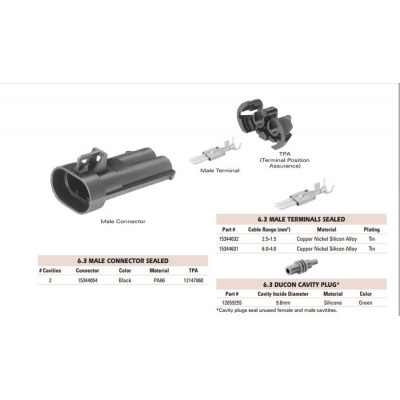 德爾福連接器護(hù)套、2芯對(duì)插15344054