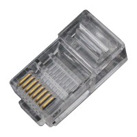 小耳朵網線網絡對接頭千兆水晶頭超五類純銅8芯rj45電話線連接器