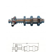 天行氣動配件金屬支架真空吸盤座機(jī)械手小頭金具M(jìn)12L-07-