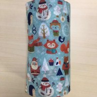 冬季新款 圣誕水刺布 印花水刺布 可定制