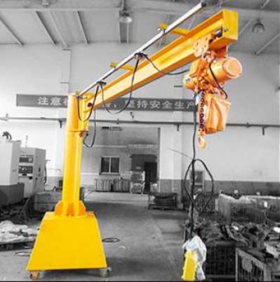 小型250KG電動(dòng)葫蘆折臂吊 360°旋轉(zhuǎn)折臂式懸臂吊起重機(jī)