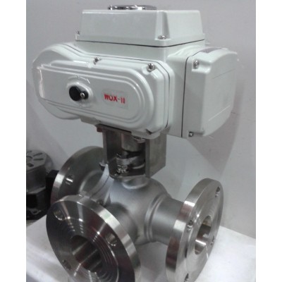 法蘭電動三通球閥 Q942F電動球閥