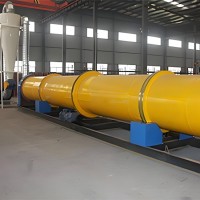 集成木質顆粒與木材干燥功能回轉木材烘干機