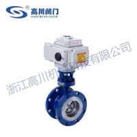 D943H電動金屬硬密封法蘭蝶閥