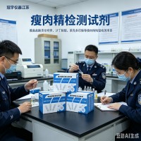 萊克多巴胺瘦肉精殘留膠體金檢測卡試劑盒